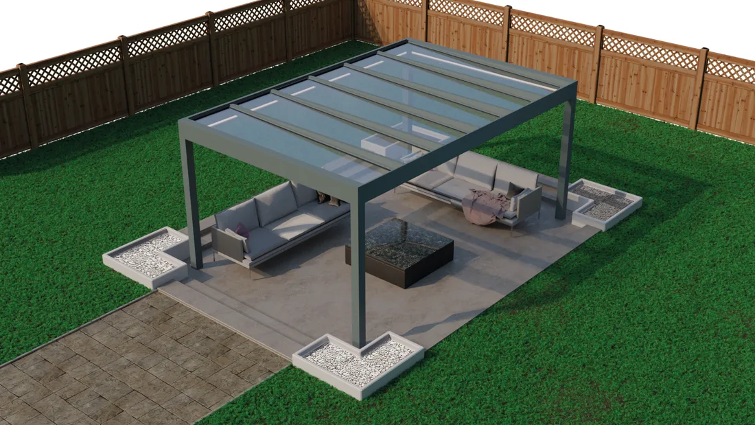 Terrassenüberdachung Cubus von Pupkes-Bauelemente in Ostfriesland